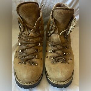 Vtg Olimpiadi St. Moritz Montagna Hiking Boots Men’s Size 11 - Made In Italy